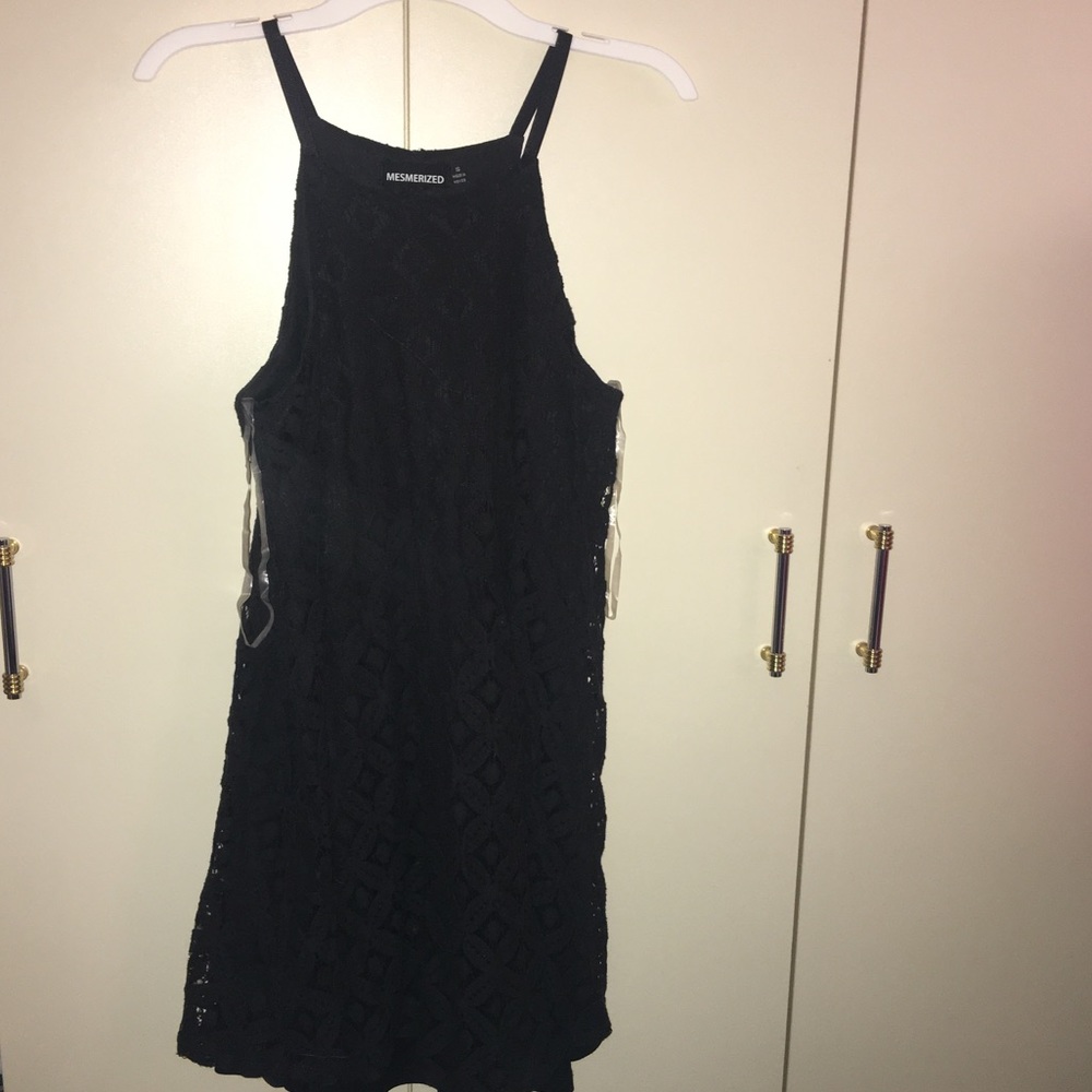 SA Mesmerized, Black, Tank, Lace Dress